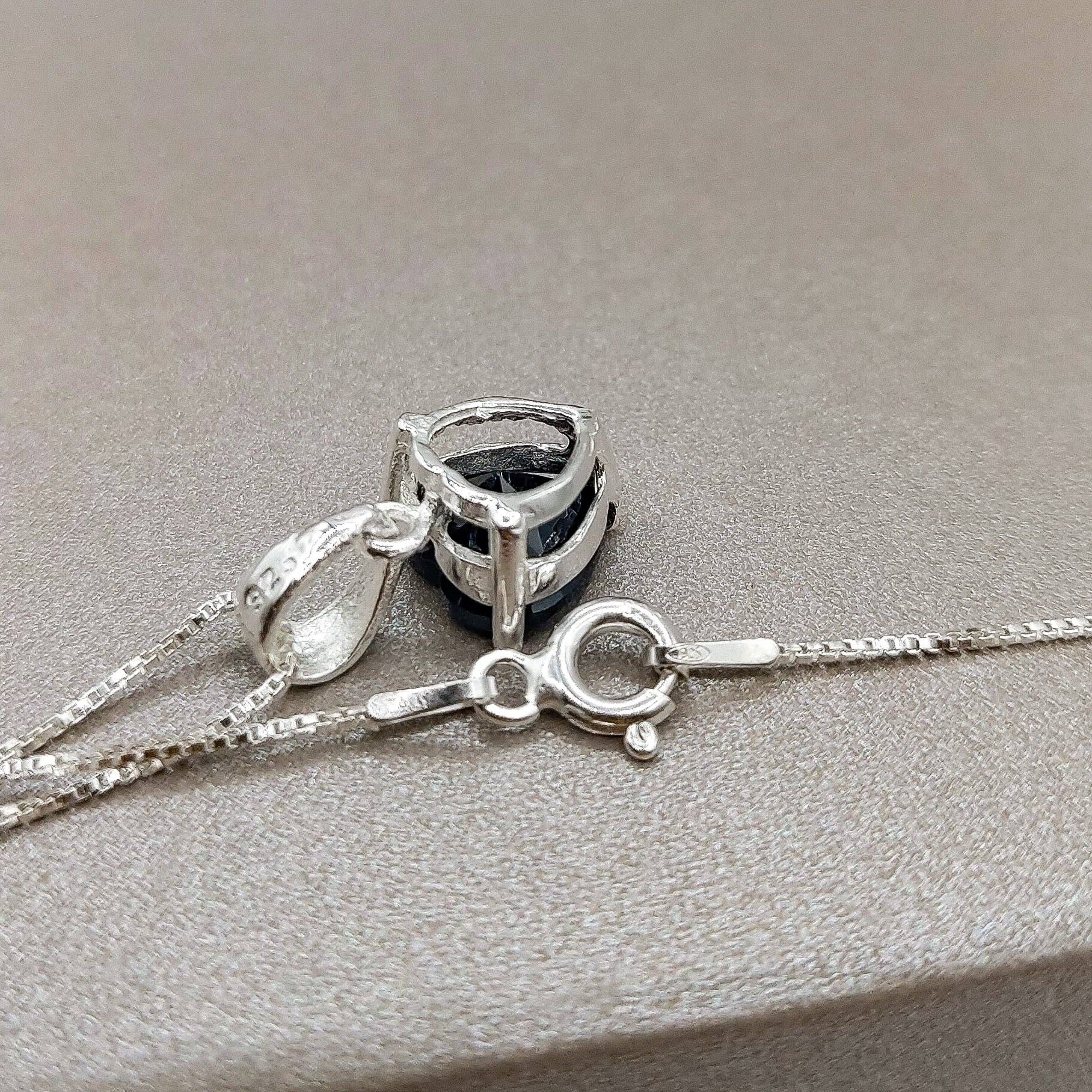 Daemon srls - Wholesale Pendant/Charm Necklace - CONNIE ~ ARGENTO 925 ~ Collana con pendente cuore in cubic zirconia5