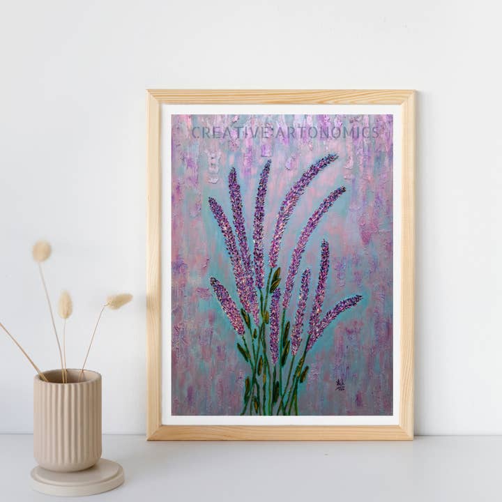 Lavender Lullaby Art Print for wholesale by Creative Artonomics