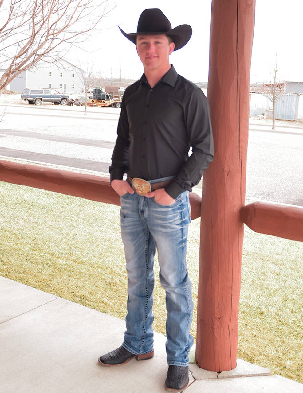 Cowgirl Tuff Co. / B. Tuff Jeans – calças de ganga - Homem por atacado – Jeans bootcut masculinos revved up com lavagem média a clara7