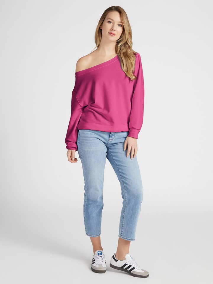 Seventy Eight and Sunny (SEAS) - Wholesale Sweatshirt - Women's - Brooksville One Shoulder Sweatshirt20