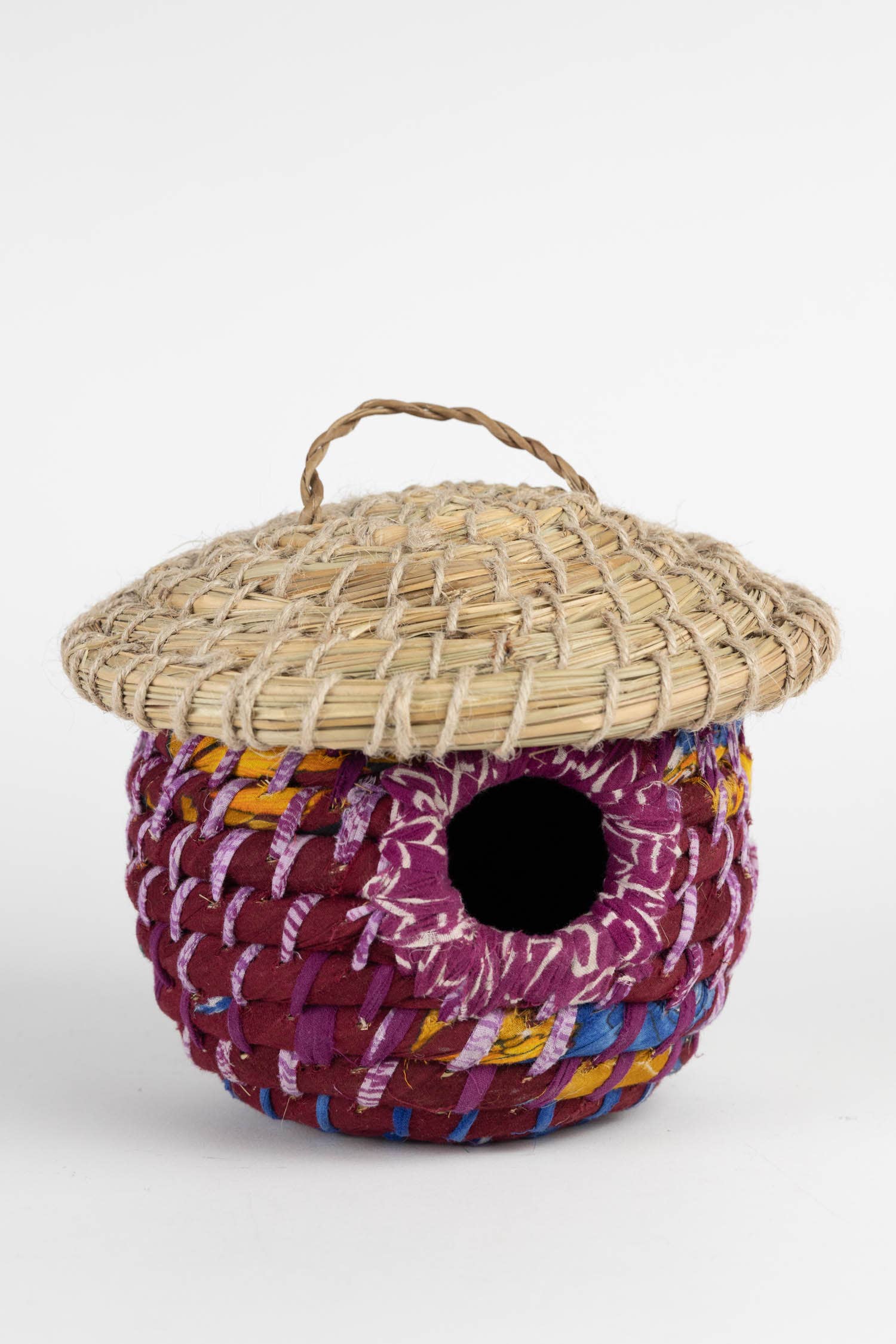 Ten Thousand Villages - Wholesale Bird House - Acorn Sari Birdhouse3