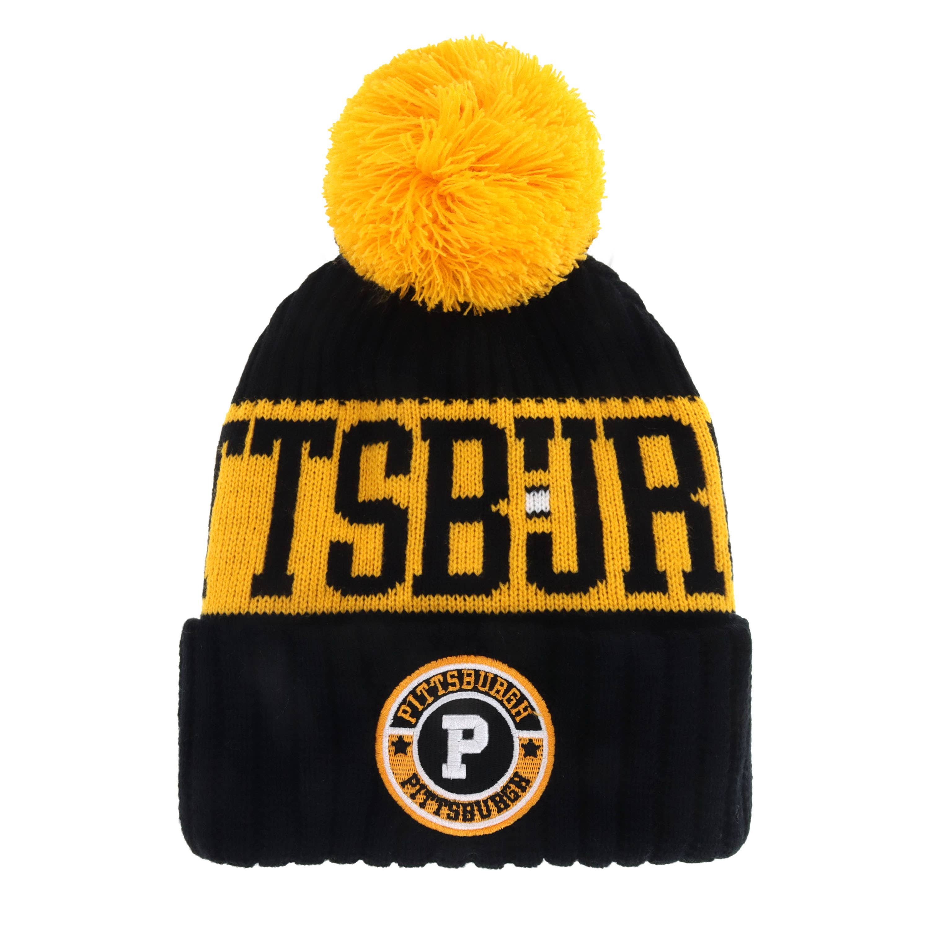 ChoKoLids – Engroshandel Beanie - Unisex – Strikkede vinterhuer med pompon og broderet fodboldhold-logo30