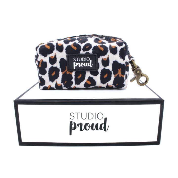 Studio Proud - Wholesale Pet Poop Bag Dispenser - Old South - Leopard Despenser For Dog Waste Bags