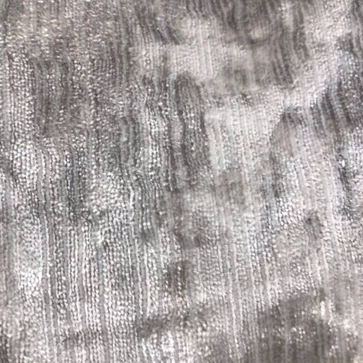 Fancy Styles Fabric - Wholesale Fabric - SWATCH- Designer Italian Crushed Velvet Chenille Upholstery Fabric - Silver Gray7