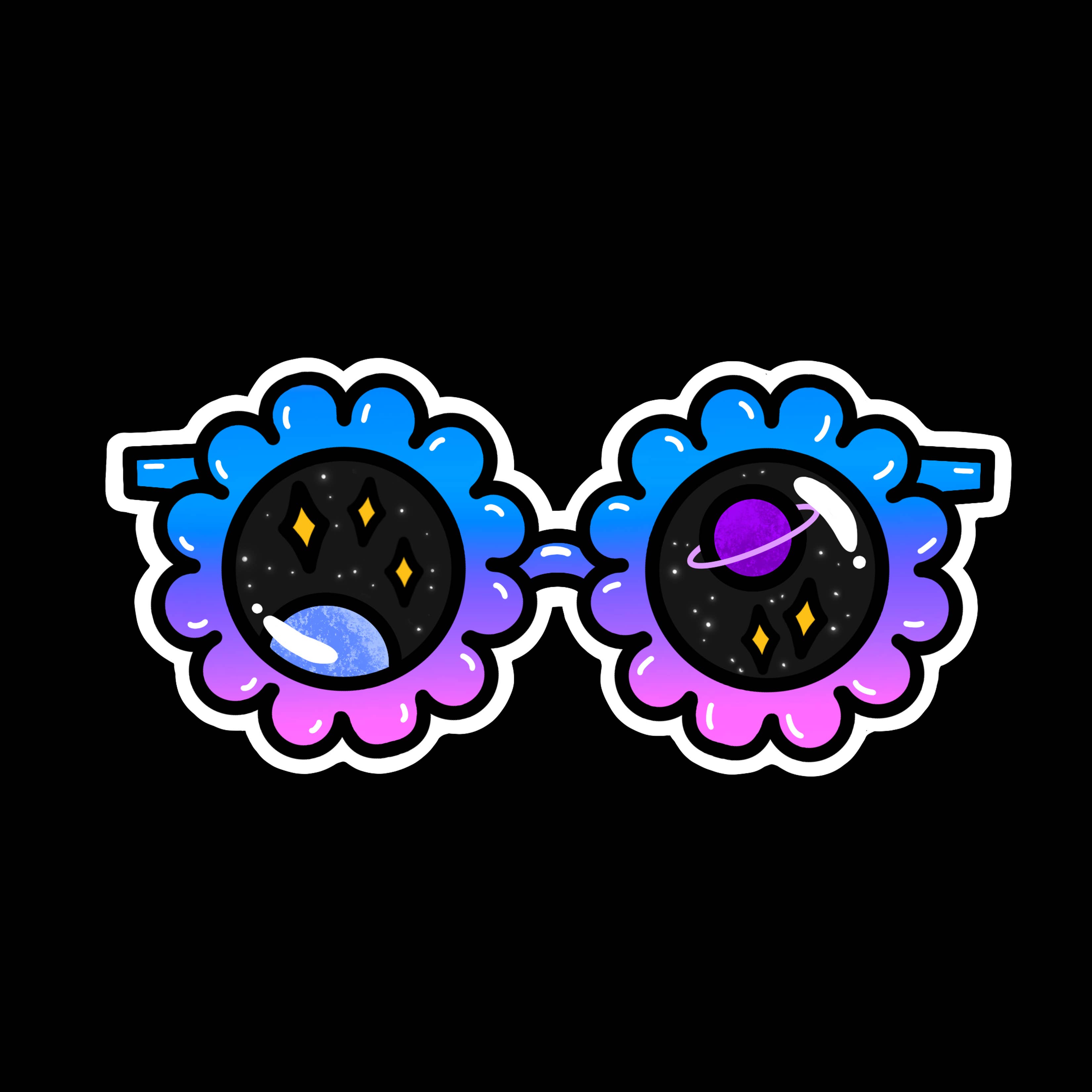 Megan Boykoff Art - Wholesale Sticker - Lucy In The Sky Sticker2