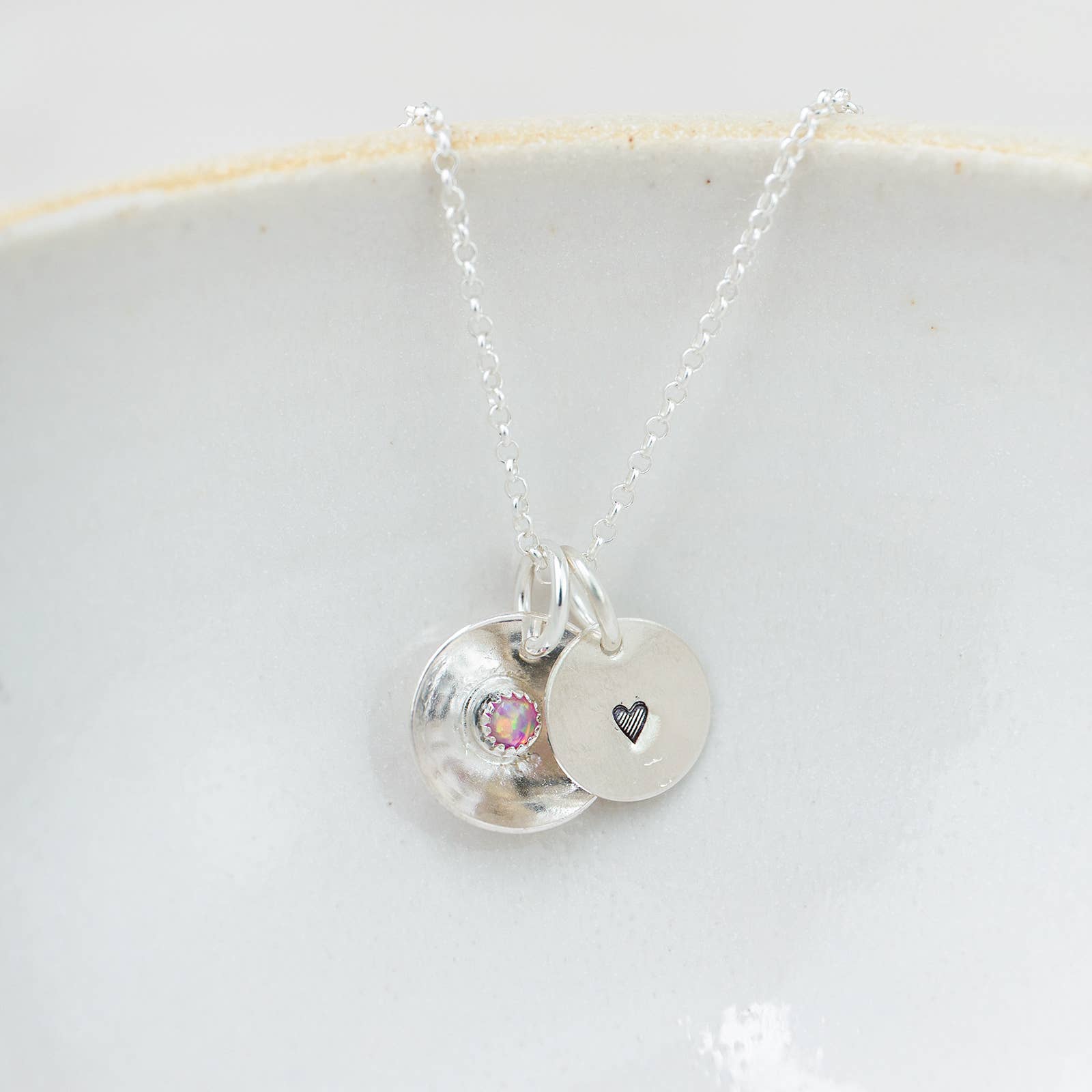 Lucy Kemp Jewellery - Wholesale Pendant/Charm Necklace - Sterling Silver Boho Pendant2