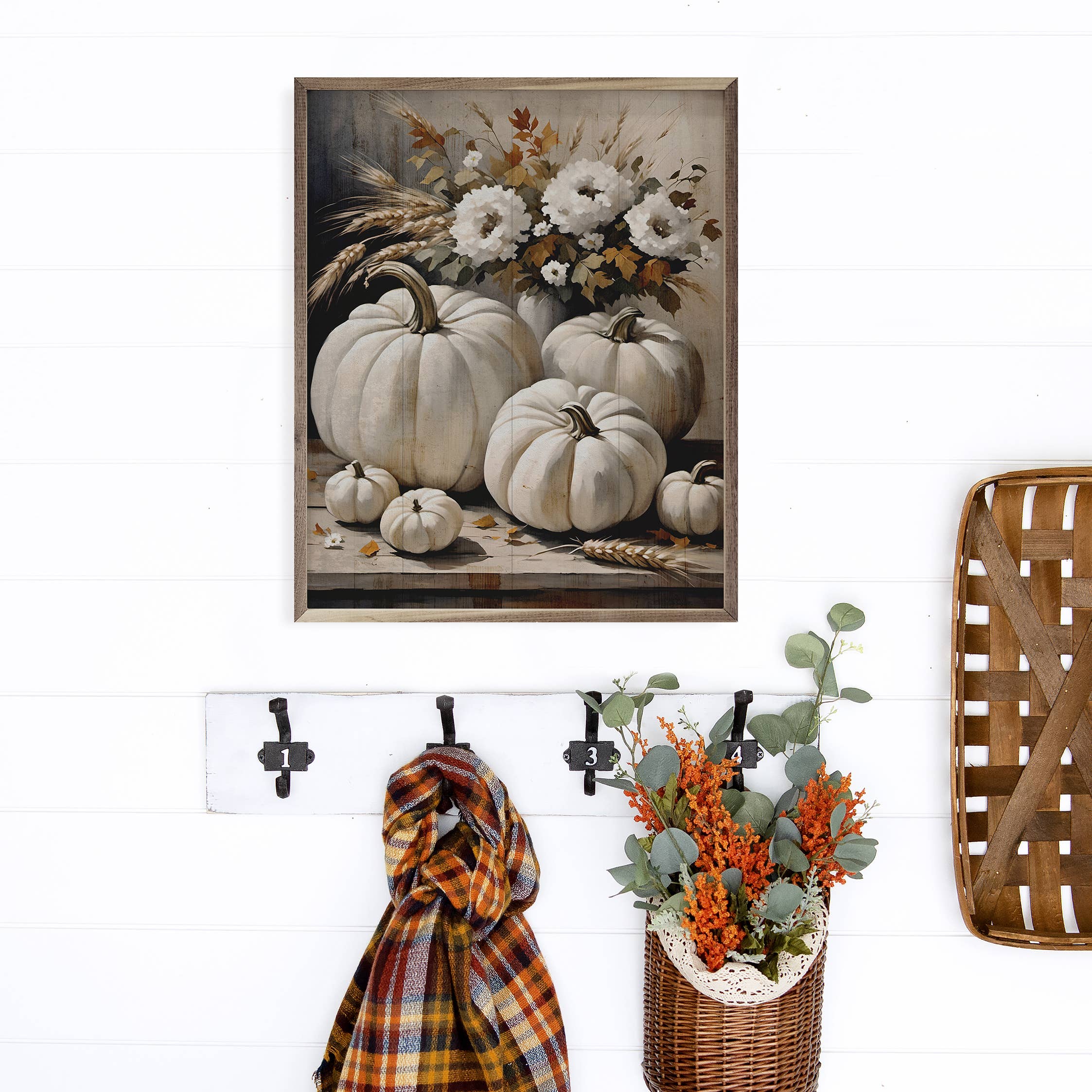 Kendrick Home - Wholesale Sign - White Pumpkins On Table2
