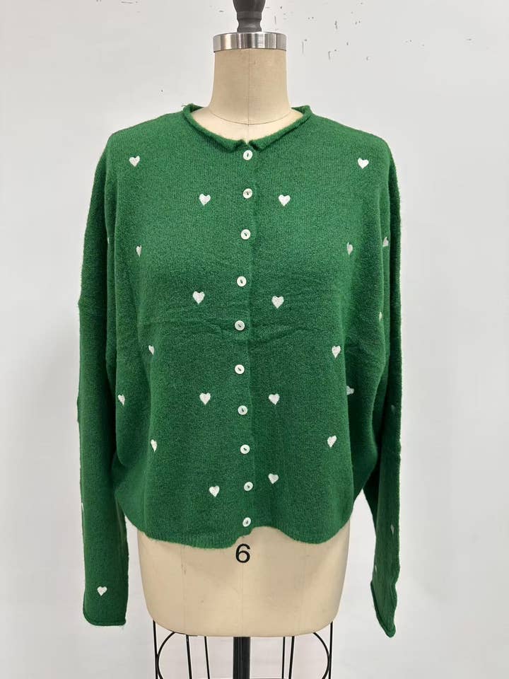 Things Between - Wholesale Cardigan - Women's - Piper Cardigan - Hearts12