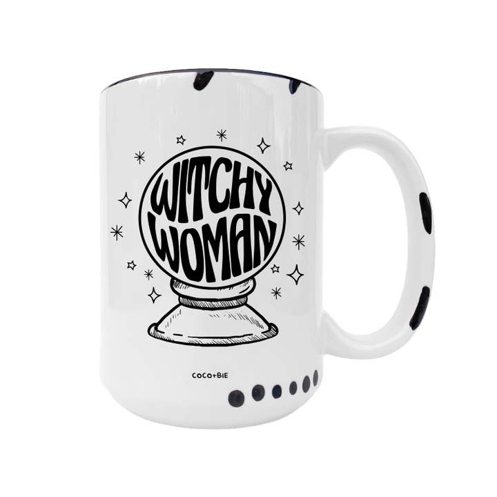 coco+bie designs - Wholesale Coffee Mug - Witchy Woman Mug - Witch, Crystal Ball, Goth, Mystical