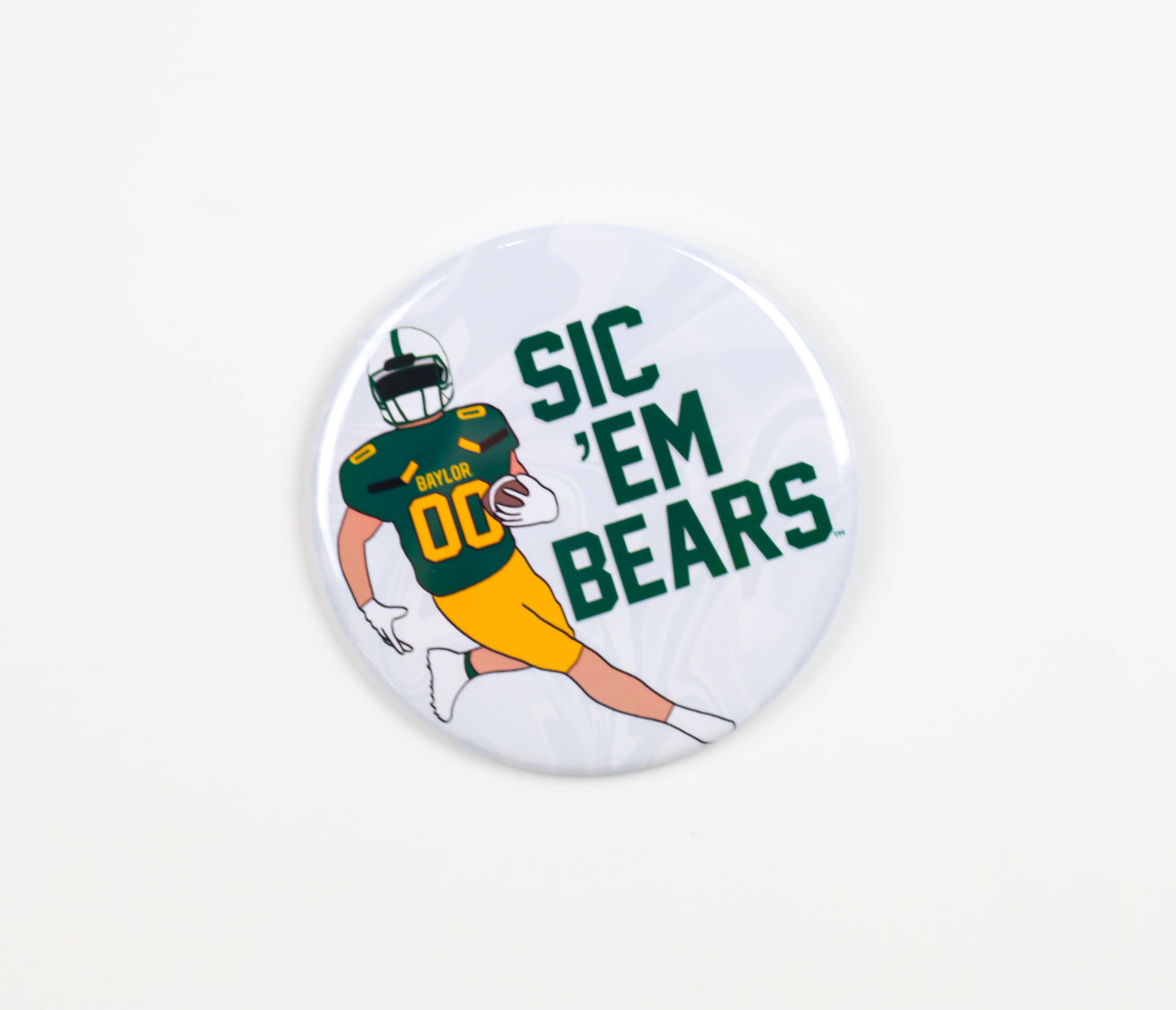 Tailgated Co. – Großhandel Anstecker/Button – Baylor University Spieltag-Knöpfe | Spieltags-Pins1