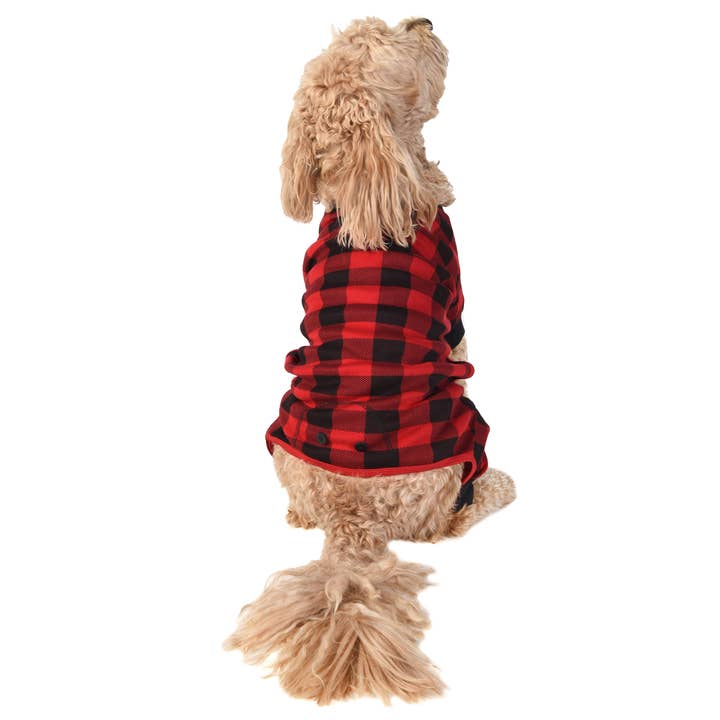Lazy One - Wholesale Pet Costume - Dog - Plaid Bear Cheeks Dog Flapjacks4