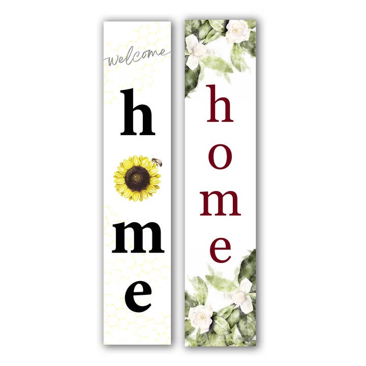 Welcome Sunflower/Home Magnolia Porch Board for wholesale by Works of Heart