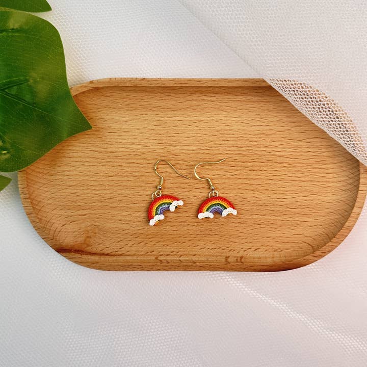 Rainbow Earrings for wholesale by Miss Peachy