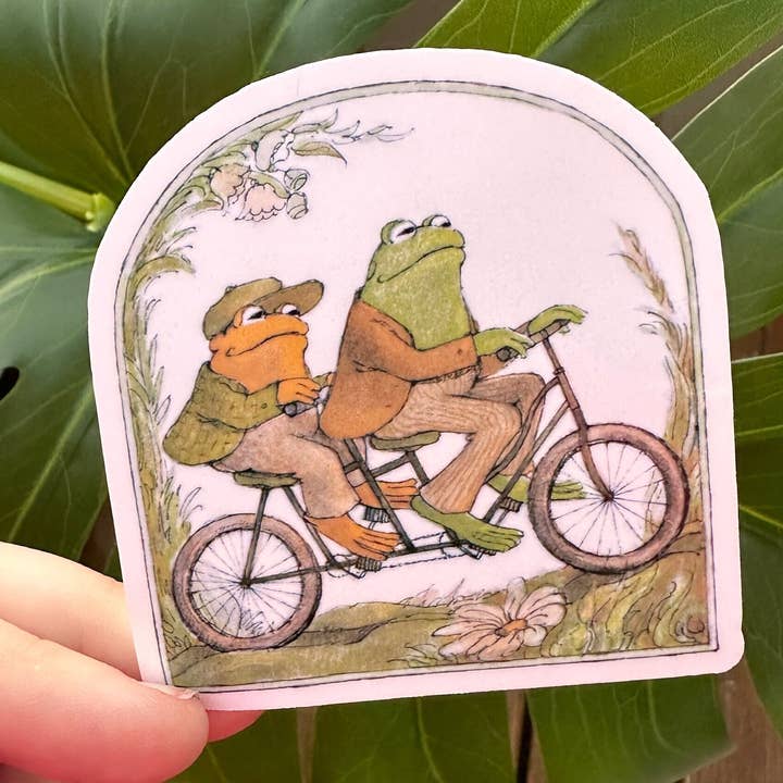 ShopSourSweetener - Wholesale Sticker - Frog and Toad Sticker, Throwback Book, Gay, Cottage Core