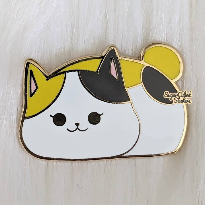 Sugar Cubed Studios - Vente Épinglettes/boutons - Gros Chat || Série Folie des Minions || Épingle en Émail0