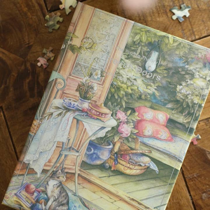 The Puzzle Theory - Wholesale Puzzle - Adult - Kim Jacobs French Doors - 896 Piece Puzzle3