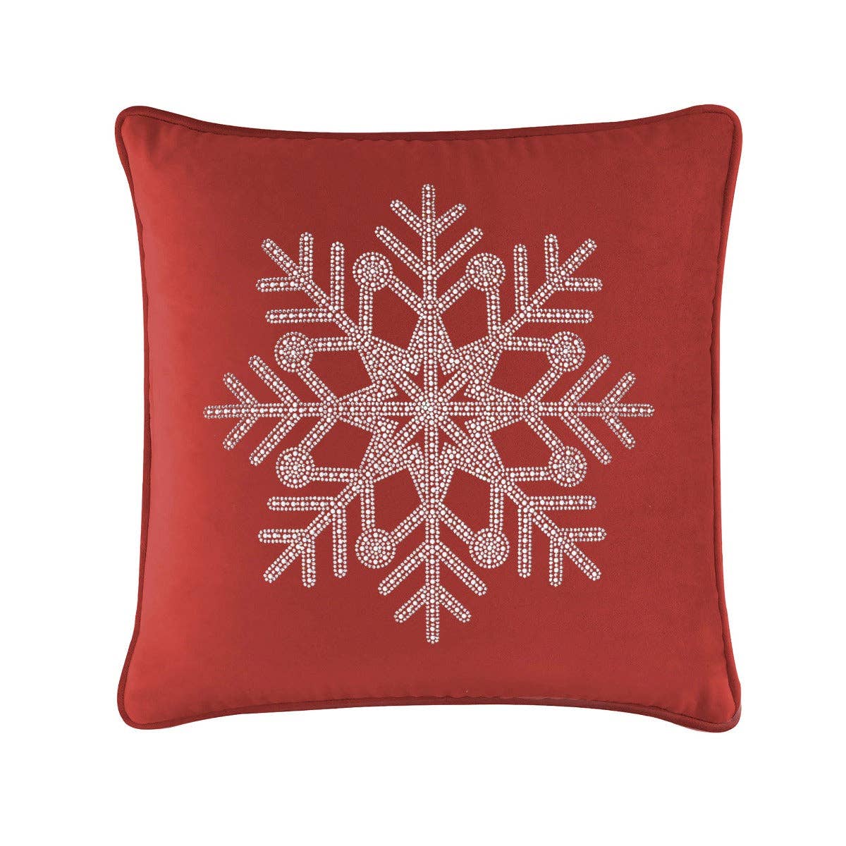 Sparkles Home - Wholesale Throw/Decorative Pillow - Rhinestone Snowflake Pillow37