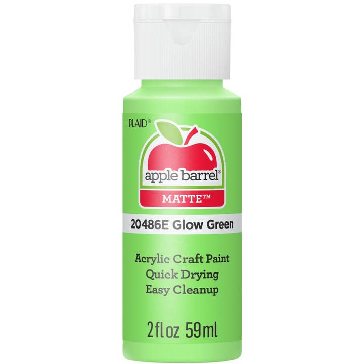 Plaid Crafts - Wholesale Acrylic Paint - Apple Barrel ® Glow-In-The-Dark Acrylic Paint - 2 oz6