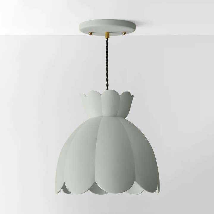 Suspension en céramique Vallea | Grand luminaire minimaliste suspendu pour la vente par LYSlightlab
