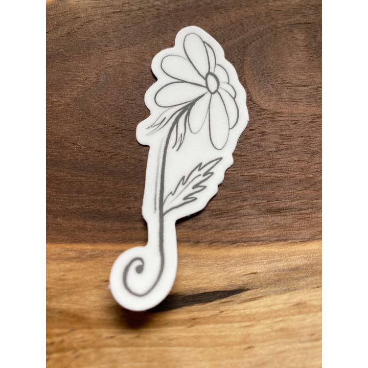 Beth Ann Erickson Designs - Wholesale Sticker - Daisy Stickers Water Bottle, Daisy Stickers