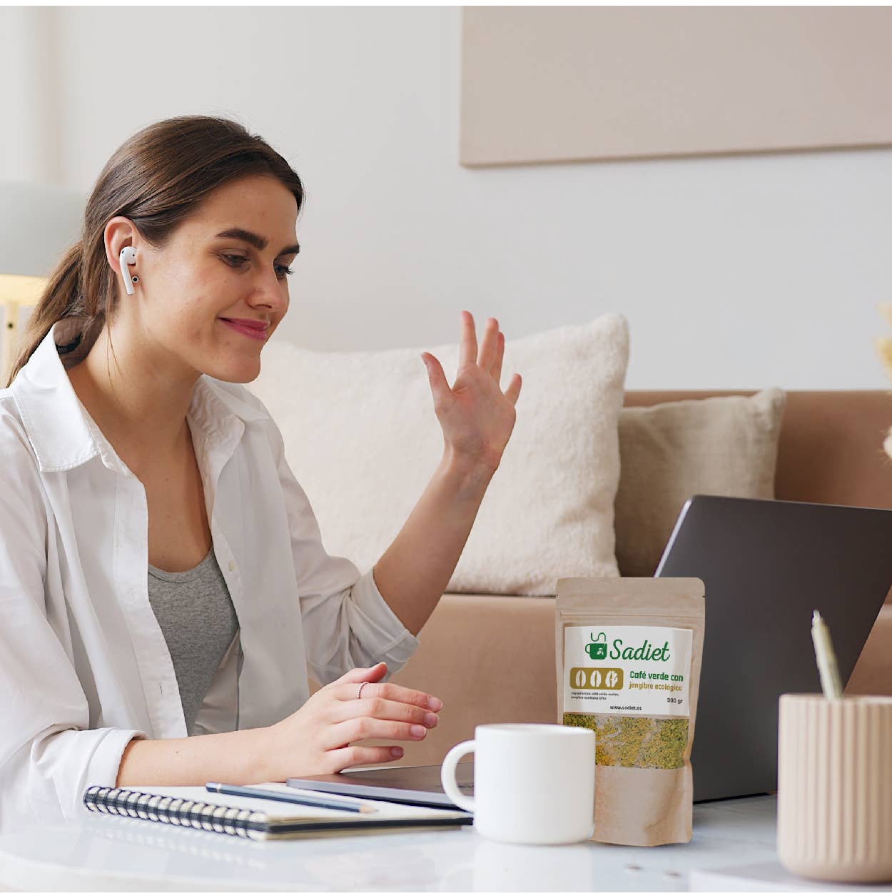 SADIET - Wholesale Coffee Beans - Organic Green Coffee with Ginger | 500gr4