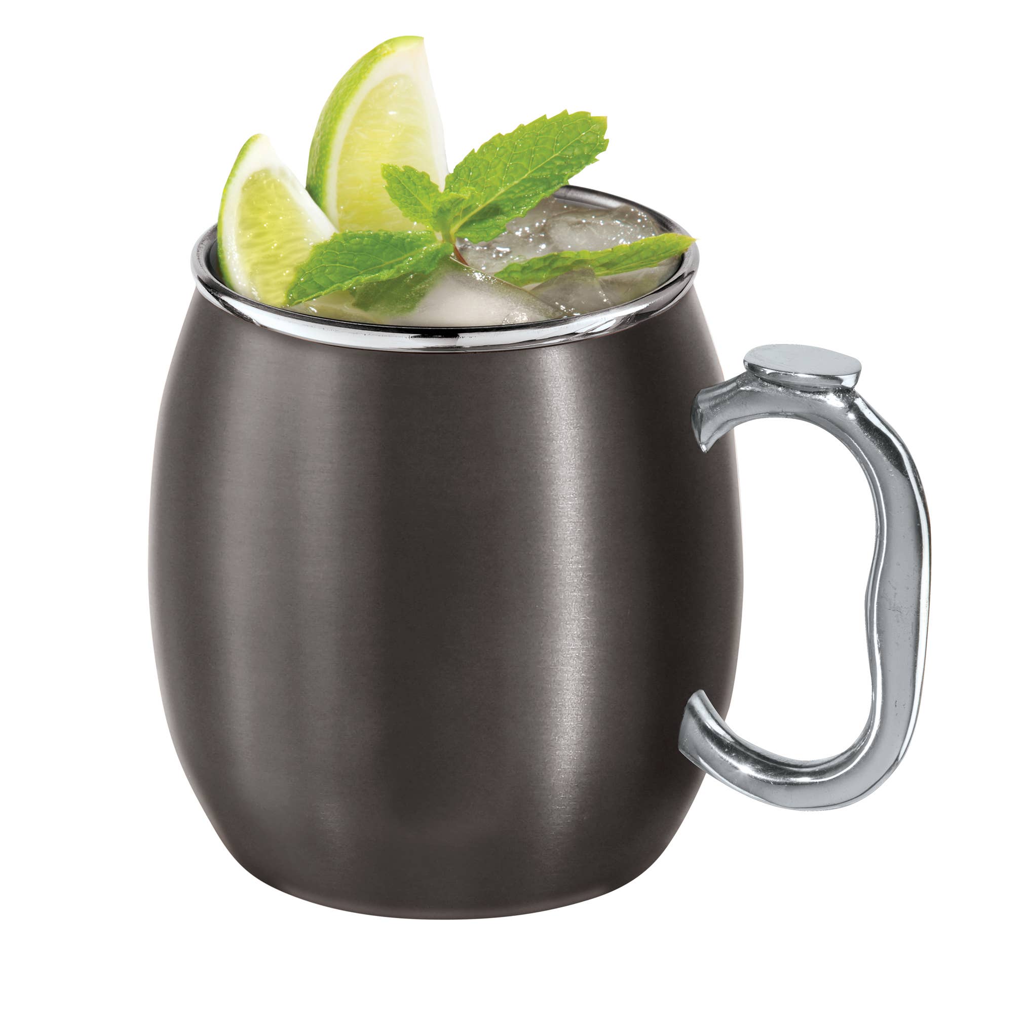Oggi – wholesale Cocktail/liquor glass – Moscow Mule Mug - Stainless (590 ml, 20 oz) - Gray0