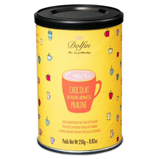 Dolfin - Wholesale Hot Cocoa Mix/Kit - Praline Flavored Chocolate Powder (250g)