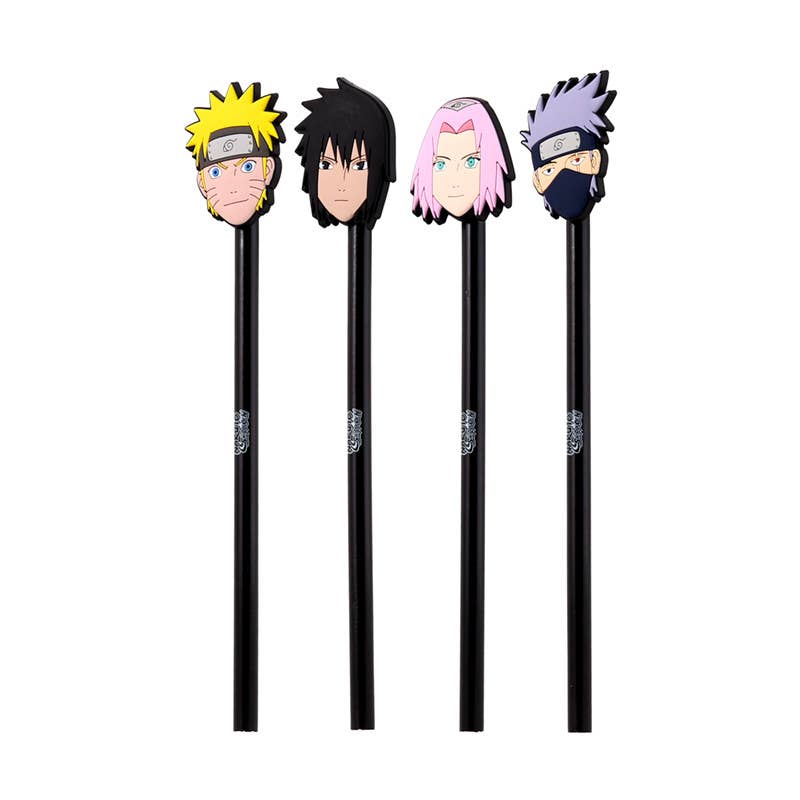 Puckator EU - Wholesale Pencil - Naruto Pencil with PVC Topper1