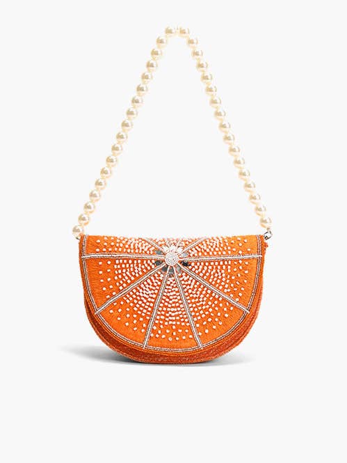 Citrus Couture Embellished Shoulder Bag for wholesale by America & Beyond