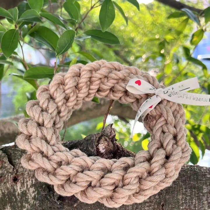 Monli Handcrafted Pet Toys - Wholesale Pet dental toy – Dog - 100% Natural Hemp Ring for Pets | Old Dogs, Cats, Birds 3