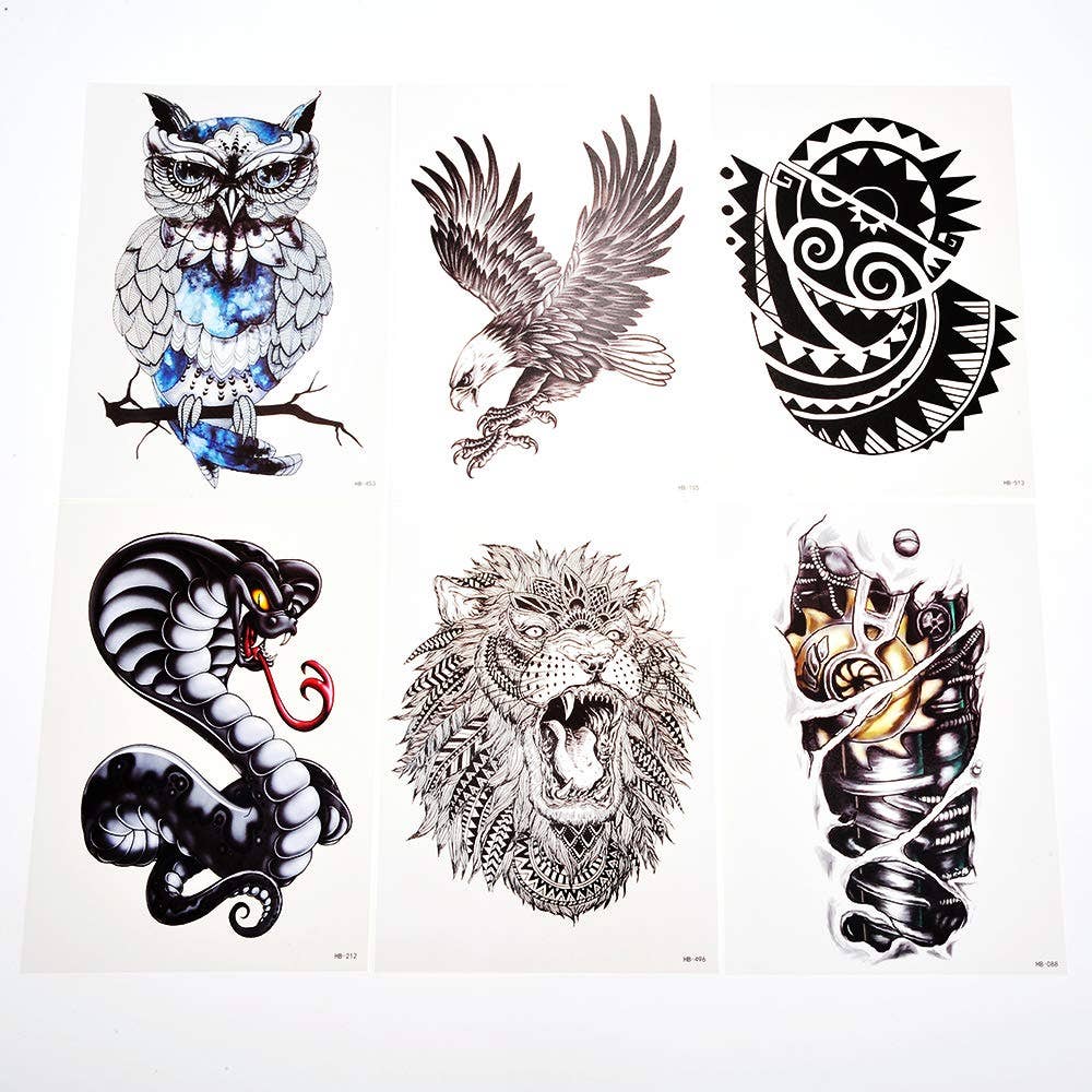 AZ Trading & Import (Toys, RC Toys & More) - Wholesale Temporary Tattoo - Temporary Tattoo Stickers, 16 Sheets4