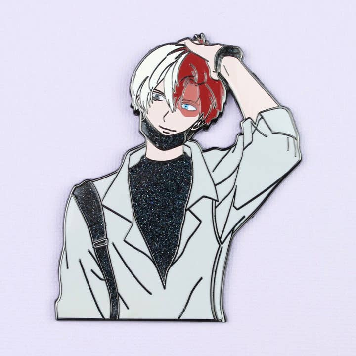 Halv och halv Idol emaljstift för wholesale av Agi Jagi Shop