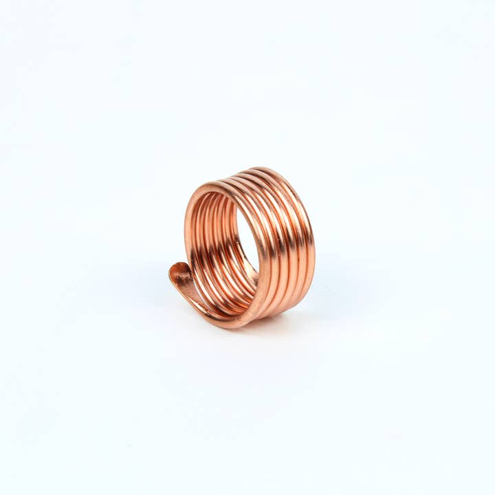 El'Cobre-Ecozonelifestyle - Wholesale Band/Stacked Ring - Copper Ring (Design 9)1