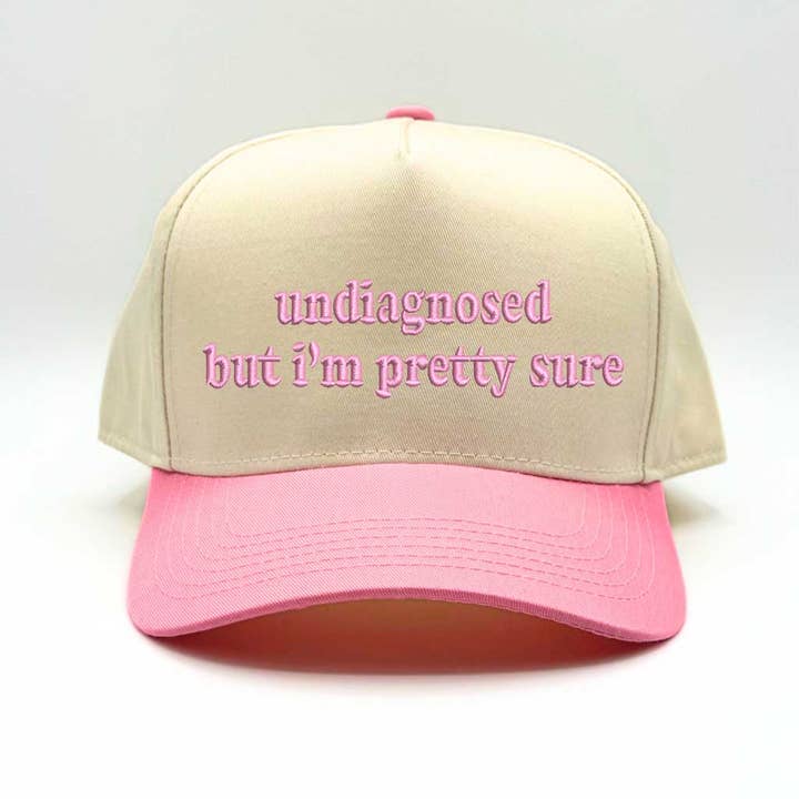 DSY Lifestyle - Wholesale Baseball Cap - Women's - Undiagnosed But Im Pretty Sure 5 Panel Baseball Hat4