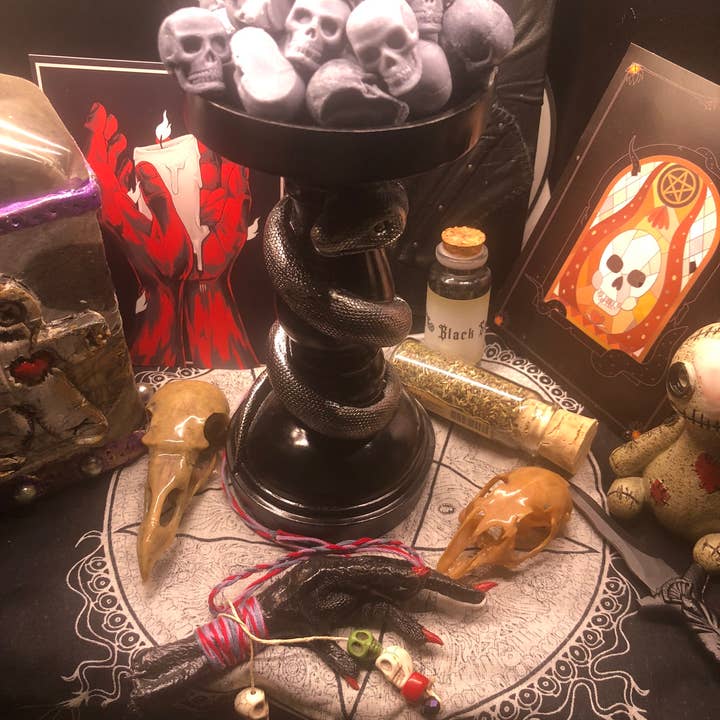 Rebel Potions - Wholesale Wax Melt - Black Magic mini skull wax melts goth halloween witchcraft w