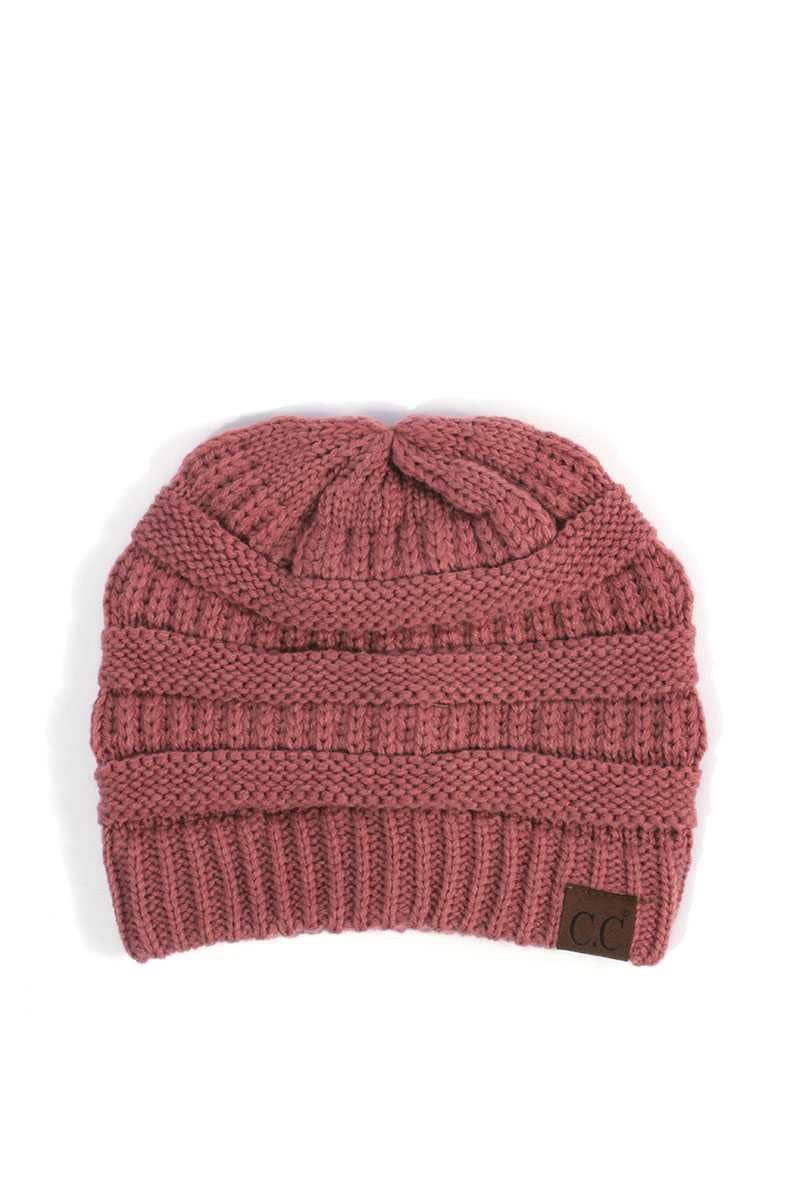 Oblige by G – Großhandel Beanie – Damen – Klassische Strickmütze mit C.C.-Etikett HAT-20A46