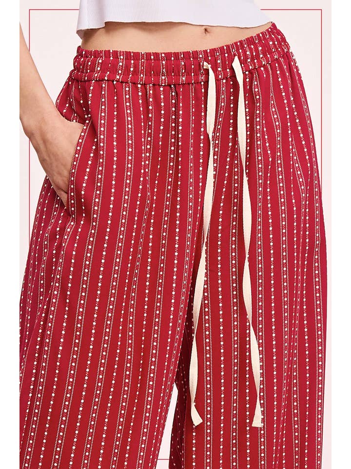 La Miel – Calças - Mulher por atacado – JDP4228-Calças de Design Padronizado de Corte Descontraído Com Bolsos7