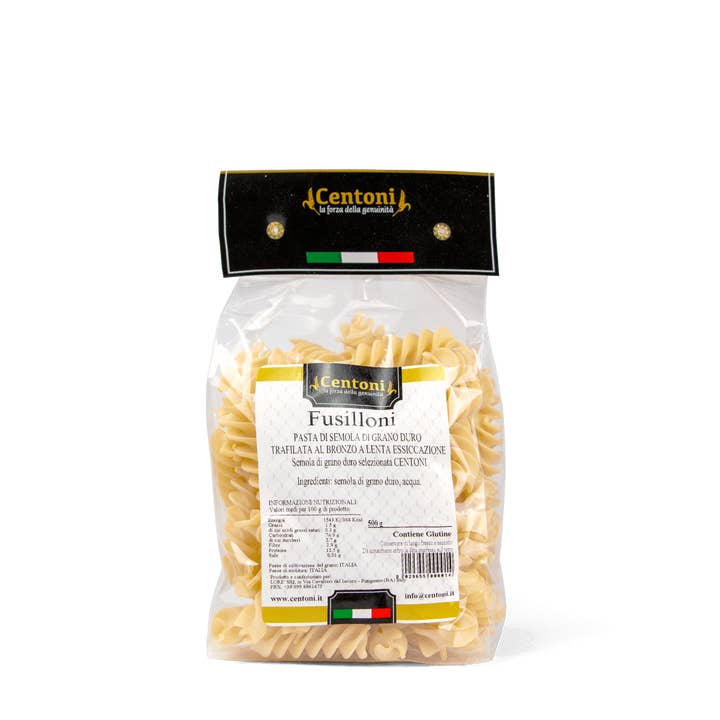 Pasta Centoni - Lorè S.r.l. - Wholesale Pasta - Fusilloni 500 g (bronze-drawn)