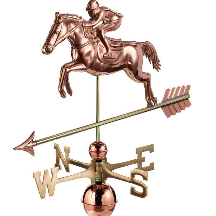 Girouette Cheval Sautant & Cavalier pour la vente par Good Directions