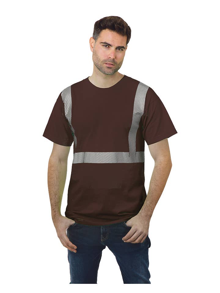 AST Sportswear - Wholesale Safety shirt – Men's - Hi Vis Tee 100 % Co Segmented8