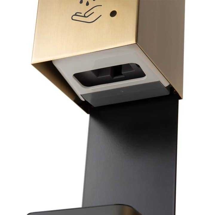 Nova of California - Wholesale Hand sanitiser - Wall Sanitizer 19" Brushed Brass Luxe Touchless13