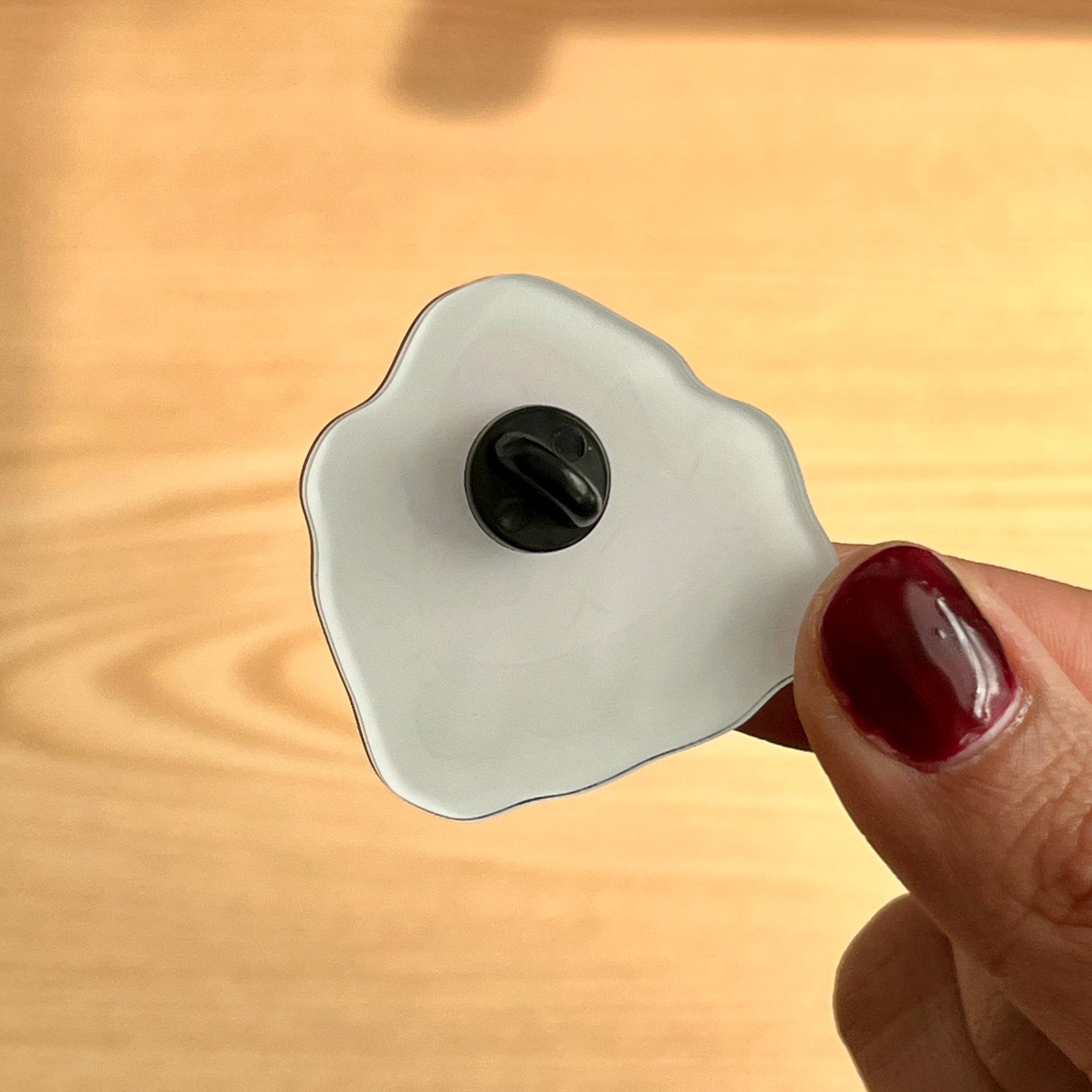 Katie Carrillo - Wholesale Lapel Pin/Button - Strawberry Cat Acrylic Pin2