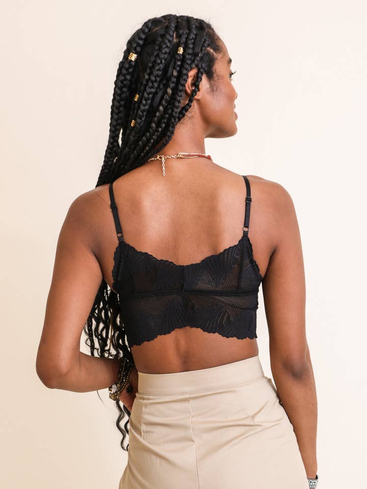 Leto Accessories - Wholesale Bralette - Women's - 🦋 Fly Like a Butterfly Lace Bralette - Summer Love9