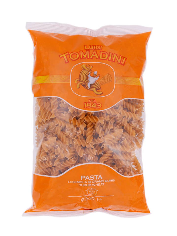 Fusilli 82 Whole Wheat - Tomadini Pasta for wholesale by Tomadini Luigi Srl