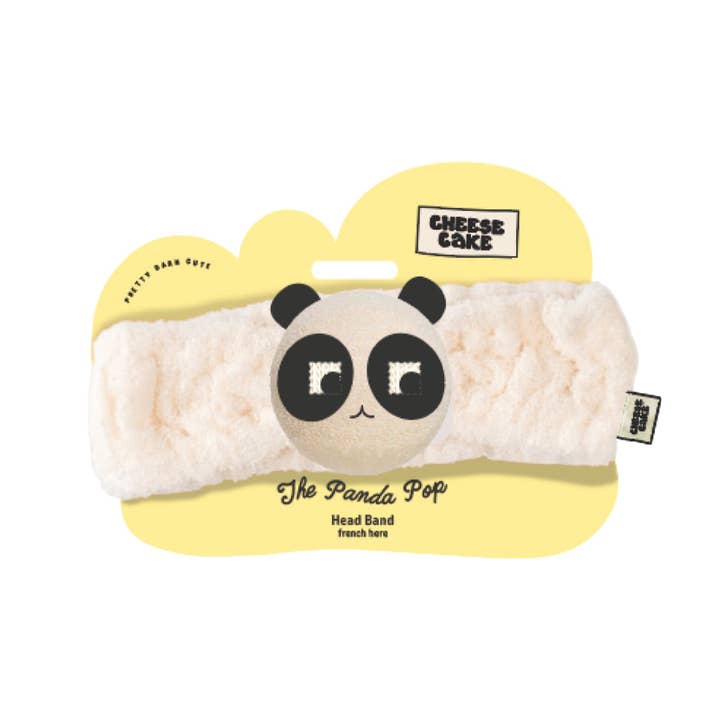 Skincare Headband - Panda for wholesale by Cheesecake