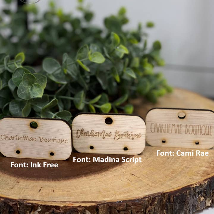 CMD Wholesale - Wholesale Gift Tag - Custom Wood Earring Card