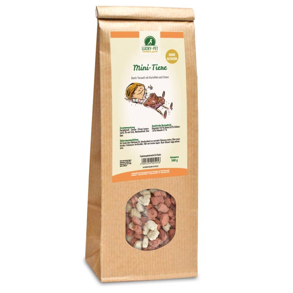 Lucky-Pet Handels- und Produktions GmbH - Wholesale Pet Treats - Dog - Lucky-Pet mini animals 500 g1