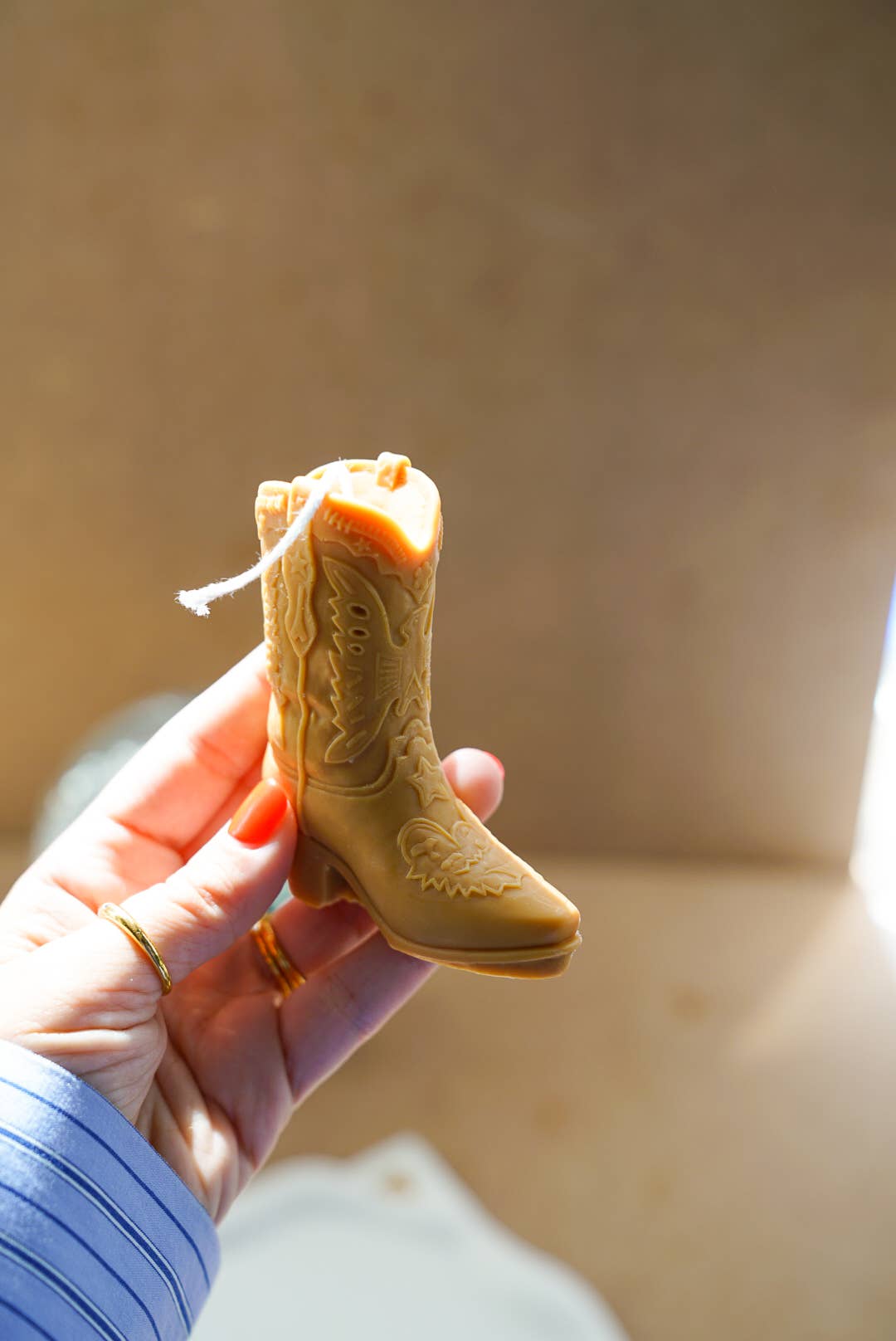 Gokican – Großhandel Geschenkkerze – Handgemachte Cowboystiefel-Sojawachskerze | Western Home Decor7