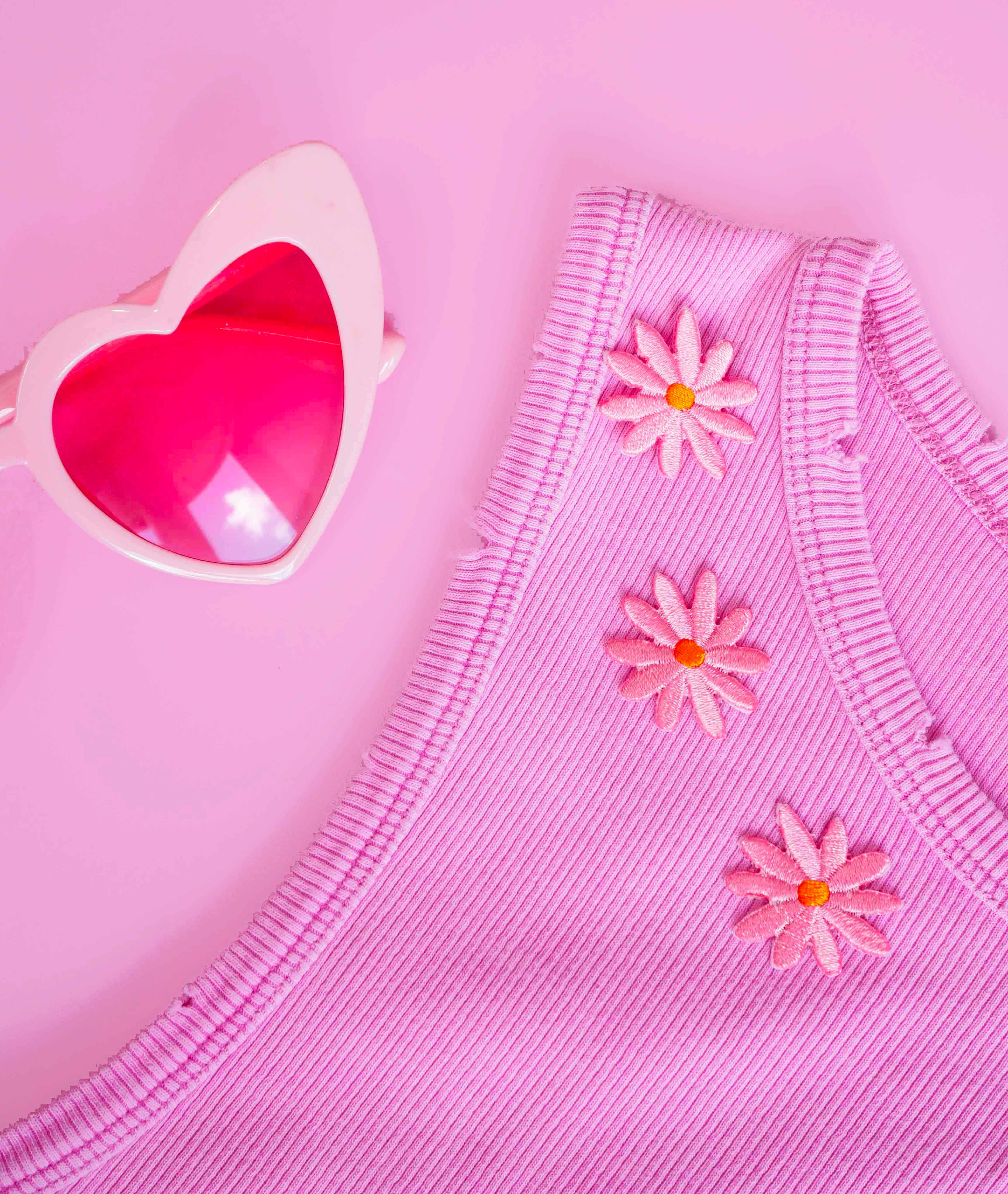 MALICIEUSE - Wholesale Patch - Mini Patch Daisy Pink1