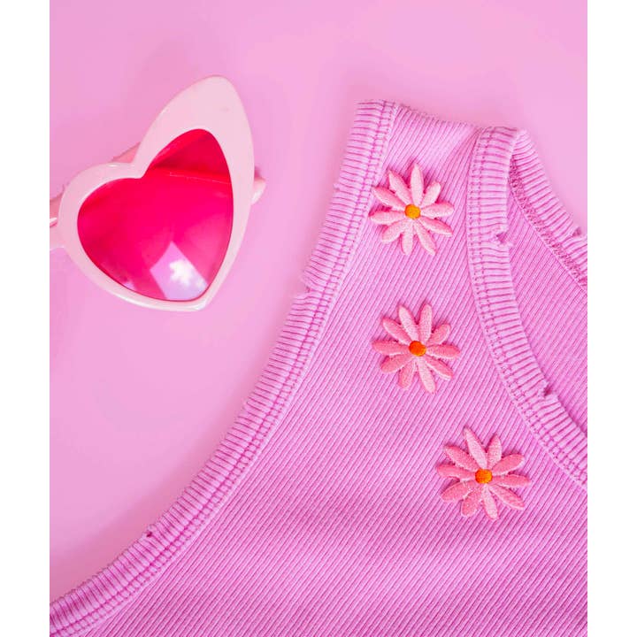 MALICIEUSE - Wholesale Patch - Mini Patch Daisy Pink1